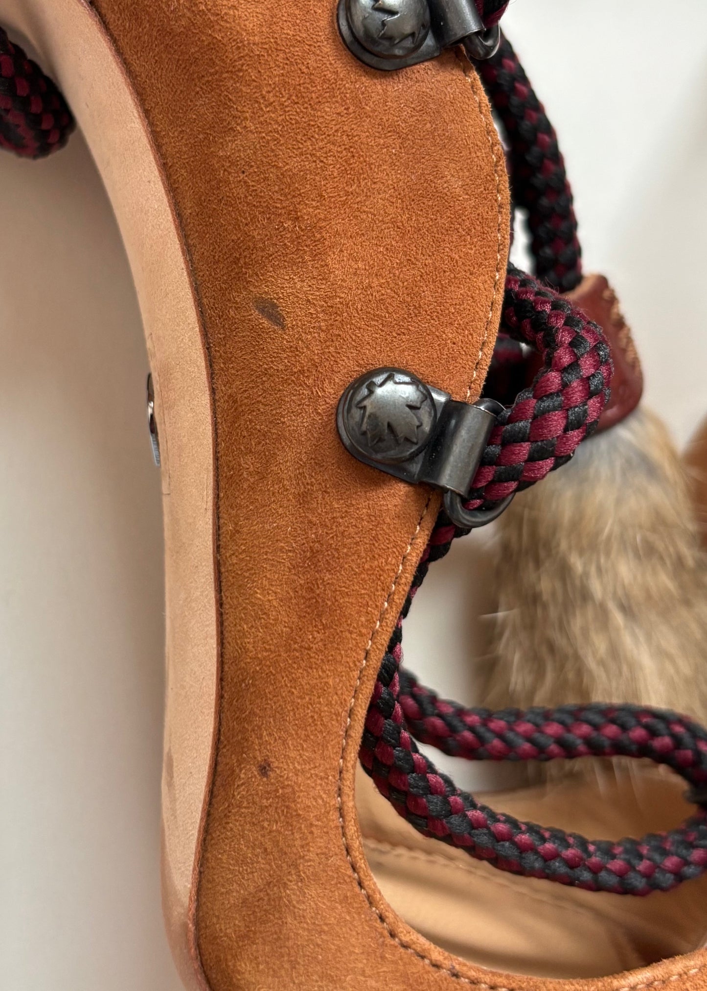 Dsquared2 Fall/Winter 2017 Riri Suede W/ Fur Tassel Sandals